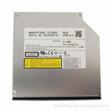 12.7mm Laptop IDE DVD RW Drive, Panasonic, UJ850, Tray Load DVD Writer